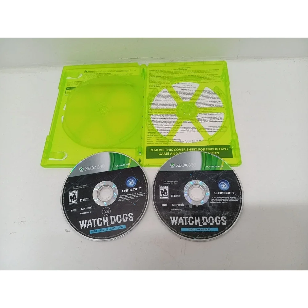 Watch Dogs (Microsoft Xbox 360, 2014)